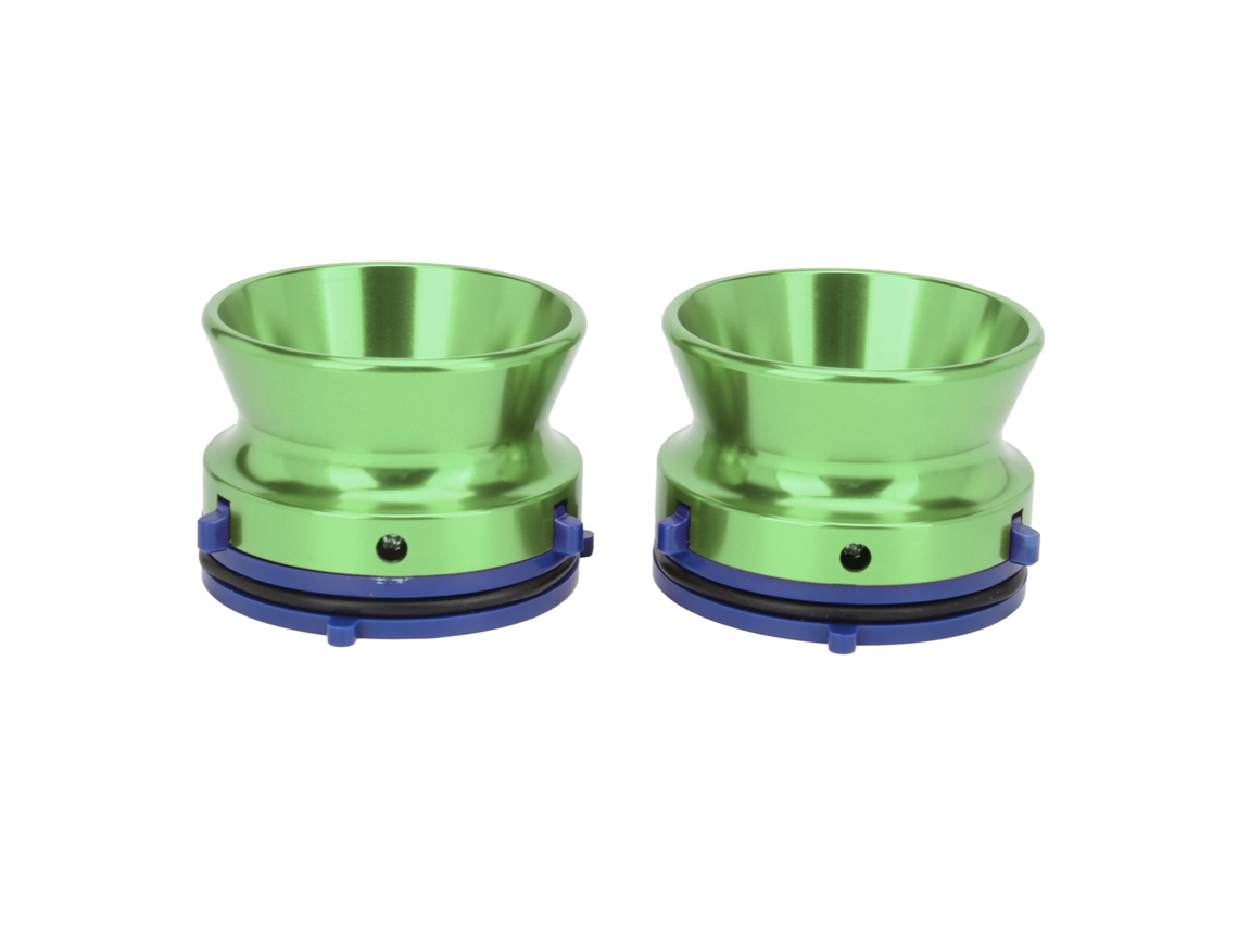 1 Par De Adaptadores Nab Hub De Aleación De Aluminio Pulido, Con Apertura De 10 Pulgadas, Para Grabadoras De Cinta Studer Revox Akai Teac.