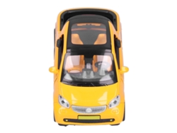 Ats-modelo De Camioneta Pickup Simulación Alta Con Efectos De Luz Y Sonido Juguete De Coche Retrocedible (amarillo)