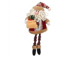 Figura de Papá Noel, adorno navideño, decoración de mesa, fiesta