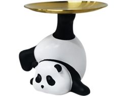 Bandeja, Bandeja Decorativa De Resina Para Llaves Con Forma De Panda.