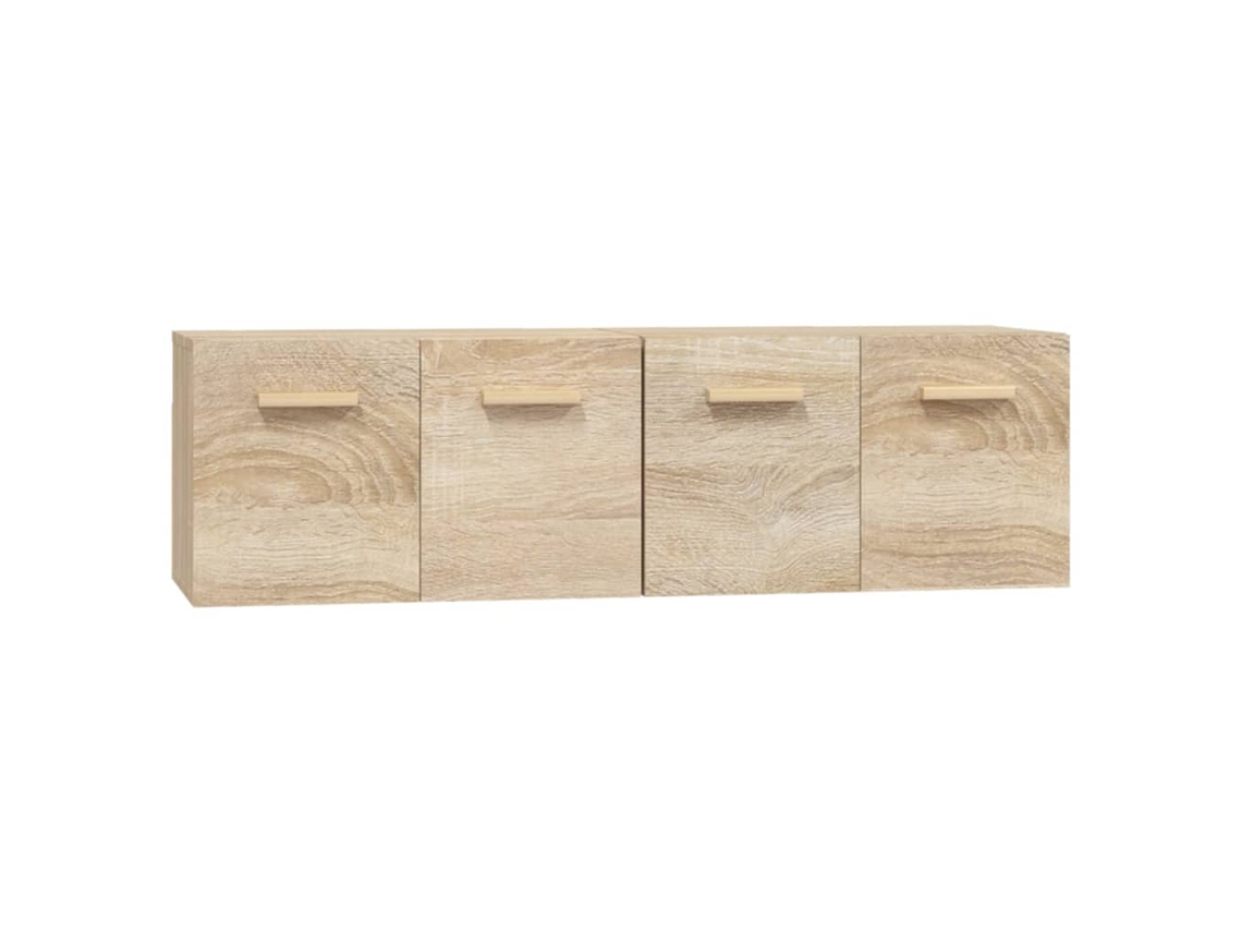 Maison Exclusive - Armarios De Pared 2 Uds Contrachapada Roble Sonoma 60x36,5x35cm