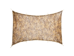 Red de camuflaje de poliéster beige Vidaxl (724 x 515 cm)