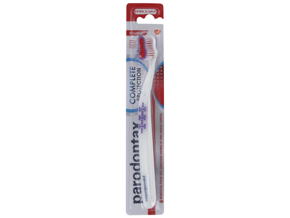 Cepillo de Dientes Completo Protección Extra Suave Color: Blanco PARODONTAX