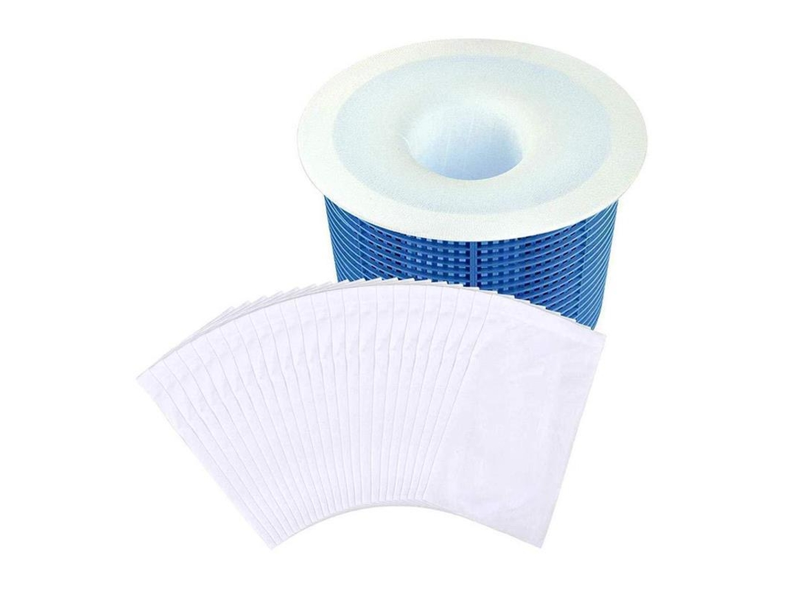El juego de filtros para piscinas de 10 piezas se puede utilizar para filtrar residuos y hojas.