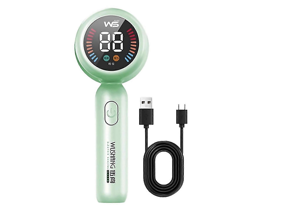 Quitapelusas para ropa, recargable por USB, color verde. Rosewell
