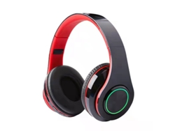 Auriculares Inalámbricos Yuysan B39 Para Llamadas De Juegos, Plegables, Con Tarjeta Bluetooth, Color Negro Y Rojo