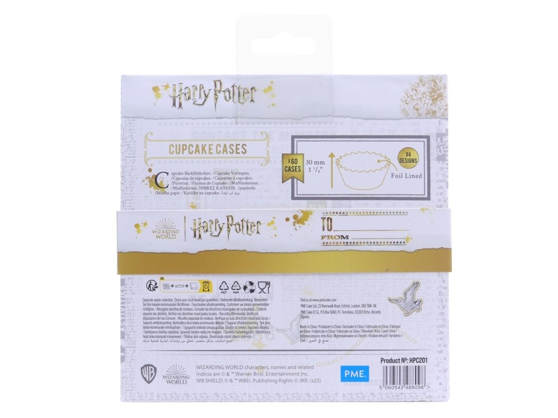 Paquete de 60 figuras de papel de Harry Potter de 3 x 5,2 cm B.active