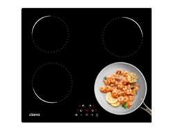 Placa Inducción 59cm 6000W Temporizador Pulsador Táctil CD4BIH-C CIARRA