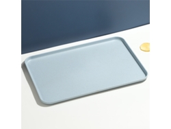 (l Azul) Bandeja De Plástico Rectangular Utilizada En Restaurantes Y Hogares Para Guardar Té Y Vasos.