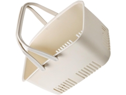 Cesta de baño portátil con asa ergonómica, perforada y ventilada para guardar toallas y accesorios - Vayotoy