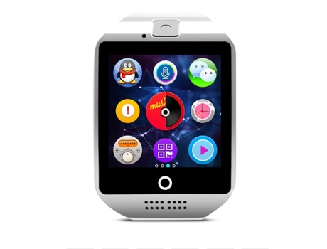 Pantalla para Smartwatch SLOWMOOSE Pantalla táctil digital con Cámara Tarjeta Sim Bluetooth Android (Dz09Pro Blanco)