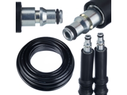 Manguera de alta presión de 5 m con conexión rápida – Nylon | 2 bar | Compatible con aires acondicionados Blue Clean, Michelin y Black &amp; Decker