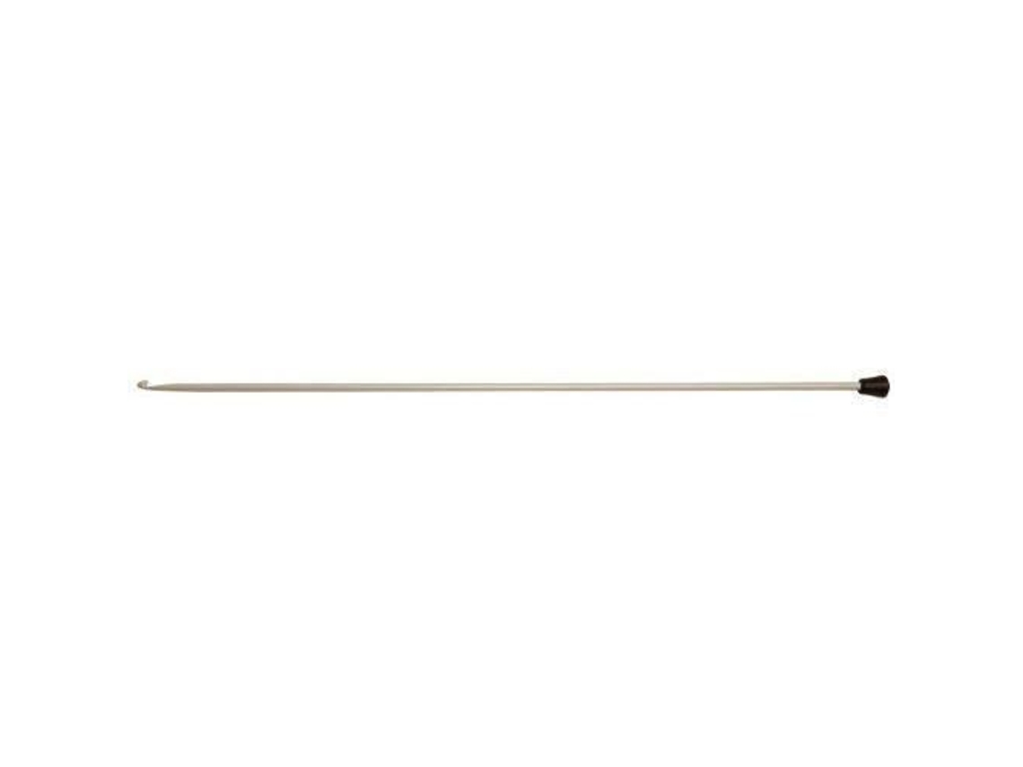 Aguja de crochet de aluminio para tejer/crochet afgano gris 3,5 mm Knitpro