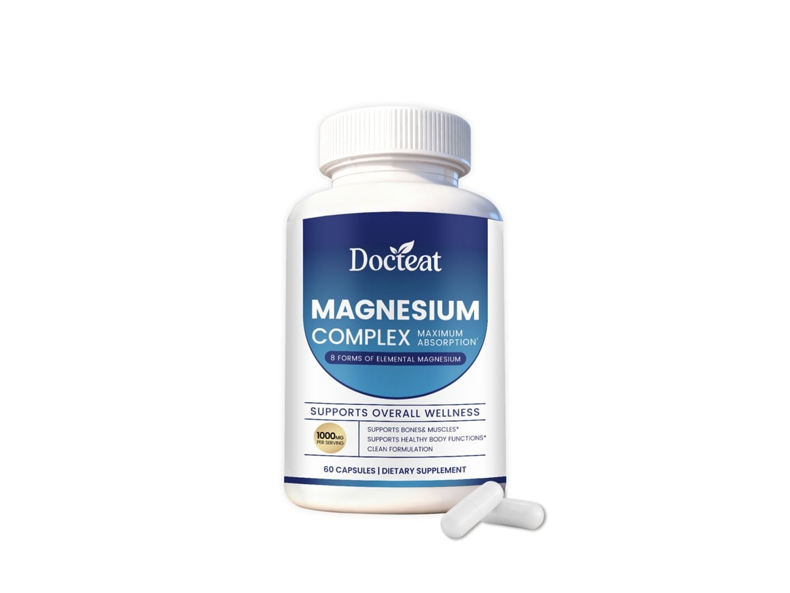 Cápsulas de magnesio compuesto de alta absorción