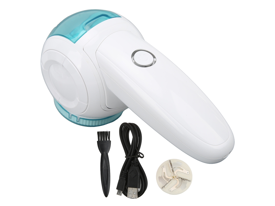 Recortadora De Lana Eléctrica Portátil Con Mango Móvil, Alta Eficiencia, Usb 5v 8w, Azul