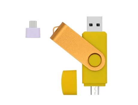 Pen USB SLOWMOOSE Alta Velocidad Otg (Dorado - 2.0 - 128 GB)