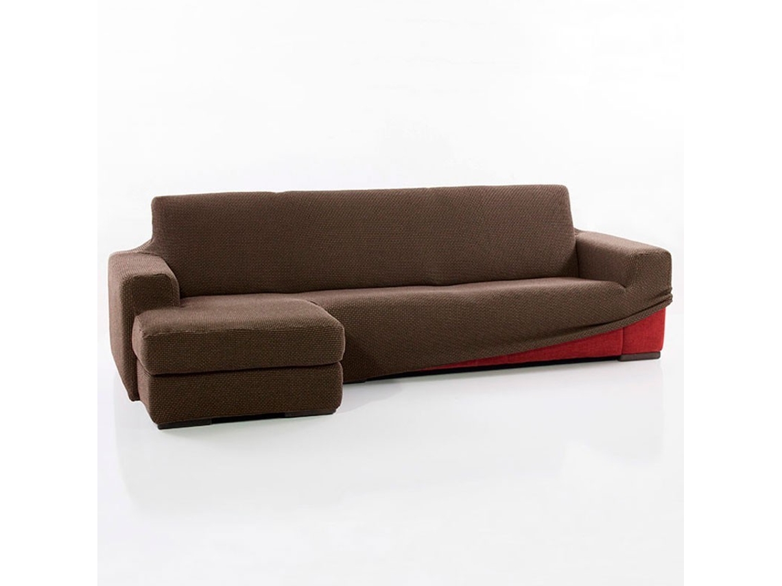 Funda de Sofá DOMAINET Relive (Marrón - Algodón y poliéster - 210-320 cm)