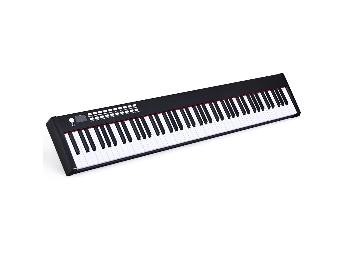 Teclado de Piano Digital e Eletrônico de 88 Teclas com Estojo de Transporte NORTHIX