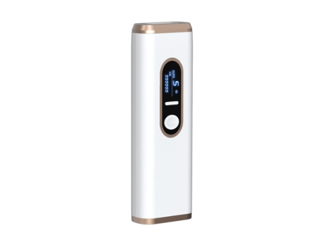 Dispositivo de Depilación Láser para Mujeres y Hombres 5 Niveles de Energía y 990.000 Flashes Indoloro Permanente en Casa Blanco BISBISOUS