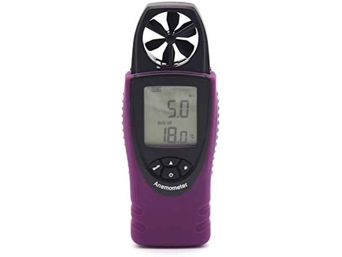 Anemómetro Portátil Con Medición De Temperatura Y Humedad Para Meteorología Y Agricultura