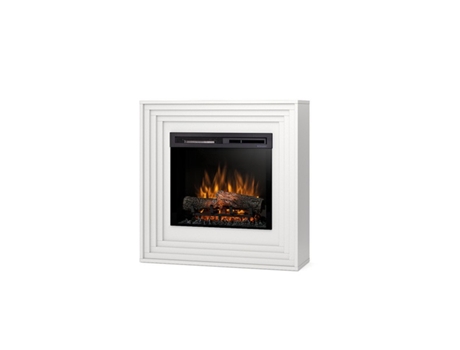 Chimenea LED eléctrica independiente KARTA 23' Blanco mate 90 x 89.6 x 30.5 OUTINFIRE