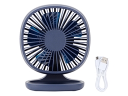 Mini ventilador de escritorio portátil USB para viajes - Azul - Worten