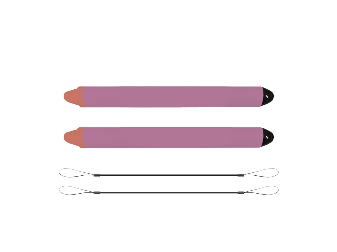 Lápiz Estilo Con Cordones Para Pantallas Táctiles Tableta Teléfono Amigable Para Niños Rosa 2 Piezas