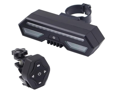 Luces LED para bicicletas Luces para bicicleta Luz trasera para bicicleta Carga de luz de ciclismo USB (negro) CHRONUS