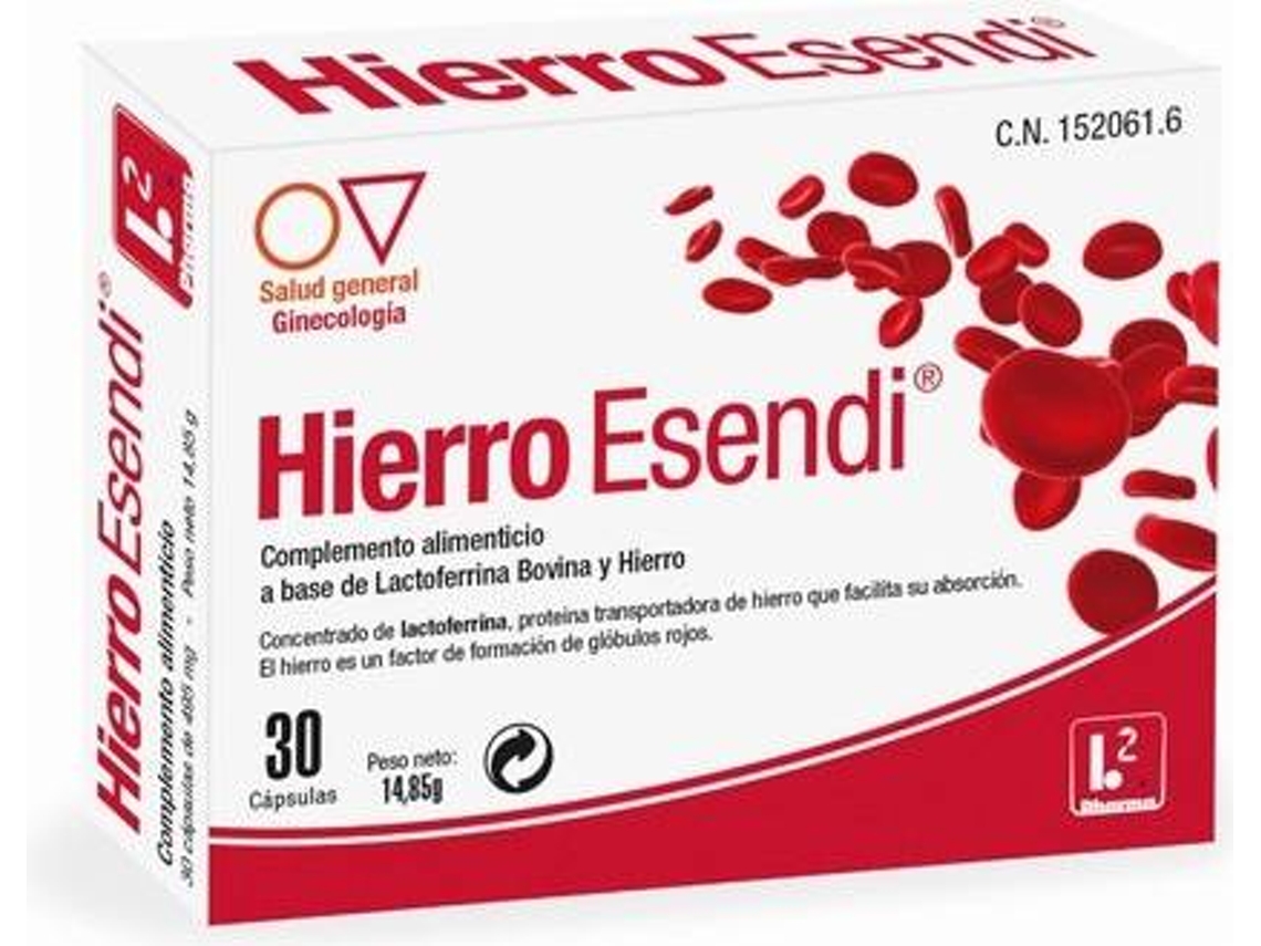 Complemento Alimentar ELE2PHARMA Ferro Esendi (30 cápsulas)