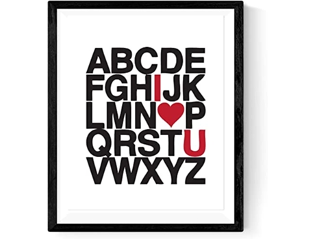 Pack De Láminas Para Enmarcar Abrete Al Amor. Posters Con Definiciones Con Imágenes De Amor. Alta Calidad Marco Blanco