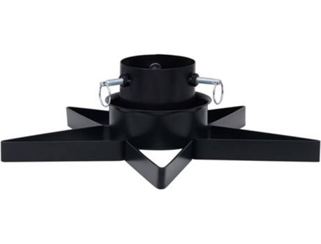 vidaXL Soporte para árbol de Navidad negro 47x47x13,5 cm
