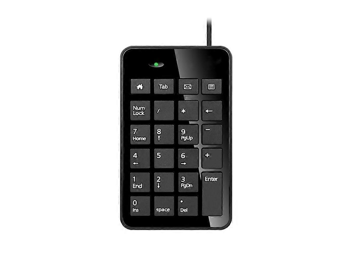 Mini teclado numérico portátil con cable USB de 23 teclas para contabilidad Everley891