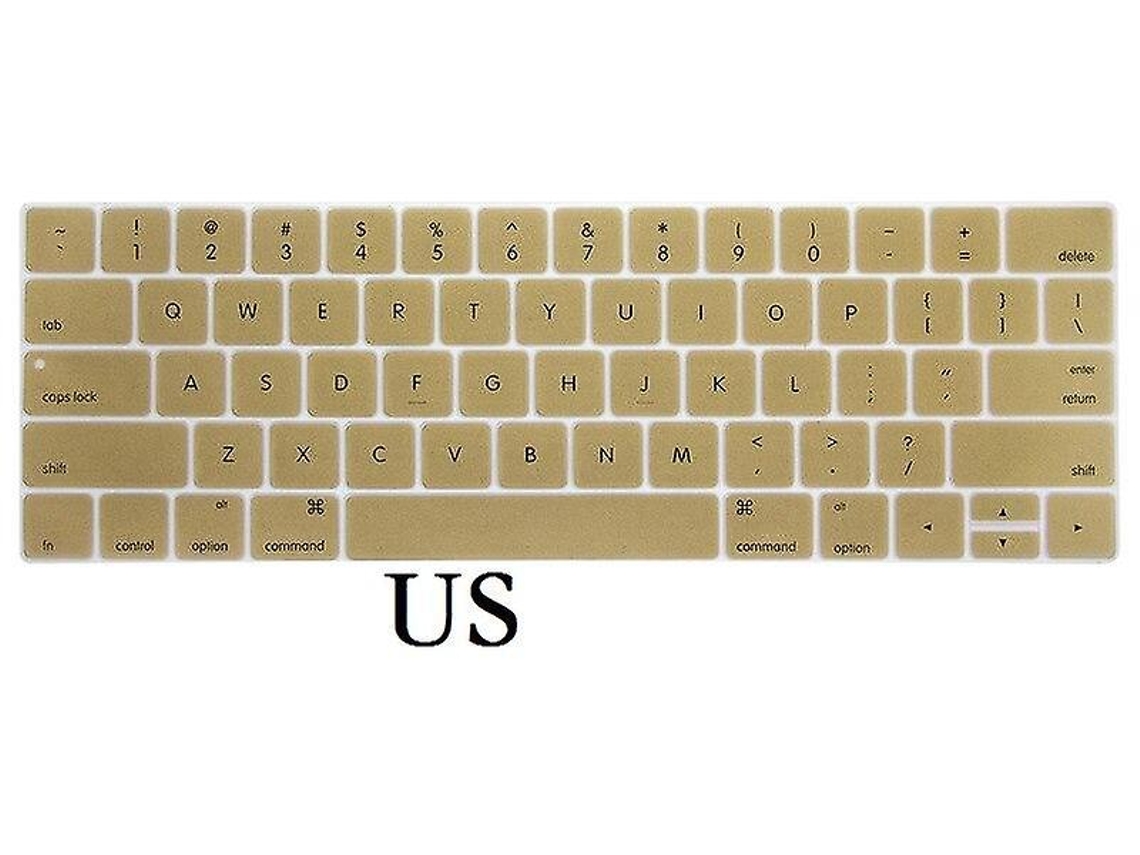 Protectores de teclado para MacBook, película de silicona impermeable Everley891