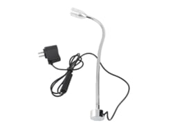 Luz de trabalho LED BJ para máquinas com base magnética e mangueira flexível para CNC, costura, beleza, unhas e estúdio.