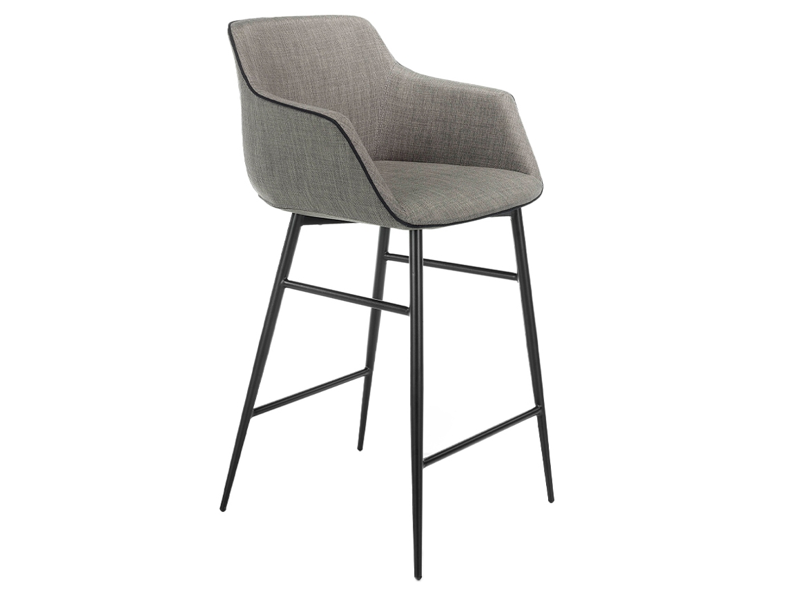Taburete ANGEL CERDÁ 4089 (Gris, Negro - 60 x 57 x 96 cm)