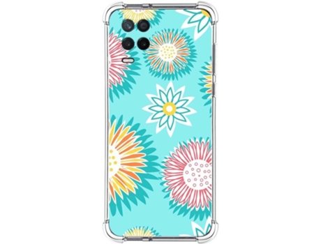 Carcasa Realme 8 5G TUMUNDOSMARTPHONE Dibujos Antigolpes Flores 05 Multicolor
