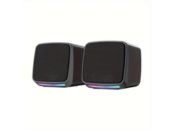 Mini Altavoz Con Luces Geniales Y Sonido Estéreo.