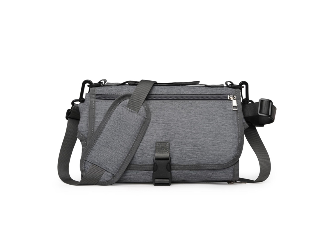 Bolsa de pañales para bebé portátil gris oscuro SIURN