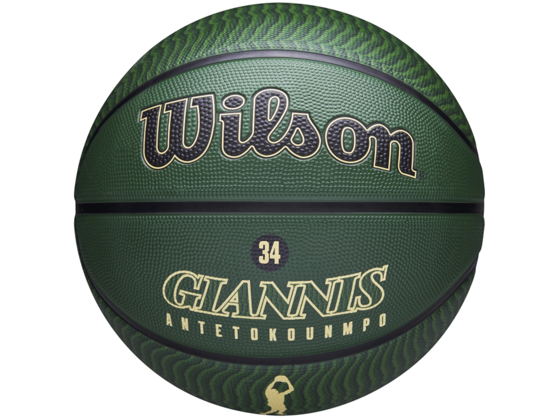 WILSON Nba Jugador Ícono Giannis Antenokounmpo Bola Al Aire Libre Wz4006201Xb Balles De Baloncal Verde Unisex 7 Me