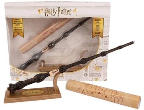 Varita Mágica Harry Potter WOW! STUFF con Suporte y feitços