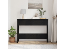 Mesa consola  Mesa auxiliar de roble negro (100 x 35 x 76,5 cm, madera de ingeniería, WSD248671) Lovely Home