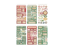 12 Hojas De Pegatinas Para Planificador, Estilo Retro, Decorativas, Para Diario, Calendario, Álbum De Recortes, Estilo 3