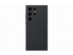 Funda de Piel SAMSUNG Galaxy S23+ (Negro)