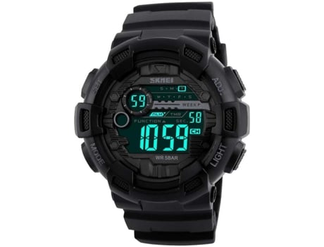 VEANXIN Sport hombres pulsera impermeable LED crono reloj digital-Oro