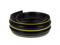 Faja De Sellado Inferior Para Puerta De Garaje De Pvc Resistente Al Desgaste Con Aislamiento Contra Polvo Y Viento 100x8.6cm Negro