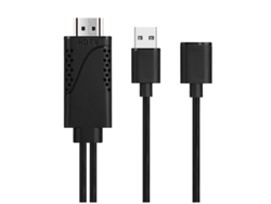 Cable Adaptador 2 En 1 Usb Hembra A Hdmi Macho, Convertidor De Tv/pantalla De Proyección