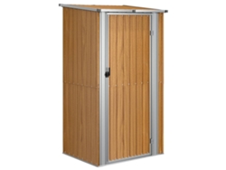 Cobertizo de jardín VIDAXL Marrón Acero (118,5x97x209,5 cm)