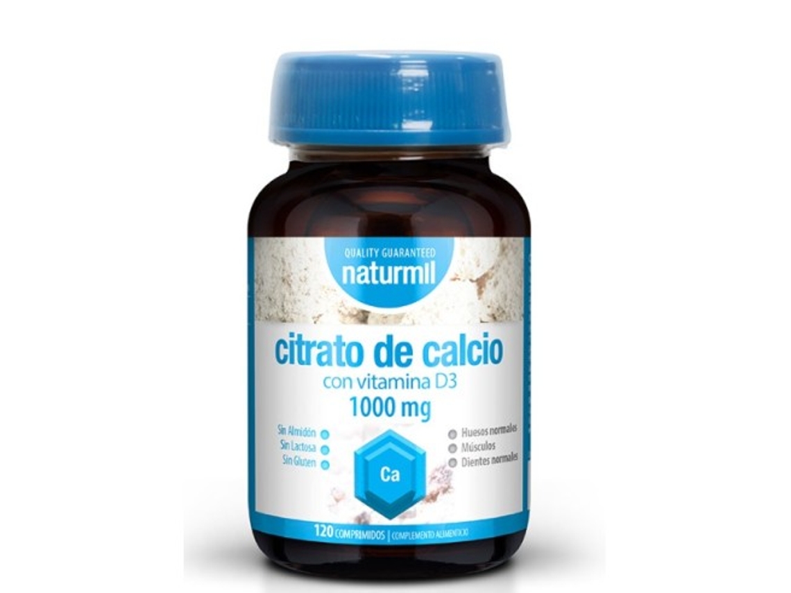 Citrato de Calcio 120 Comprimidos NATURMIL