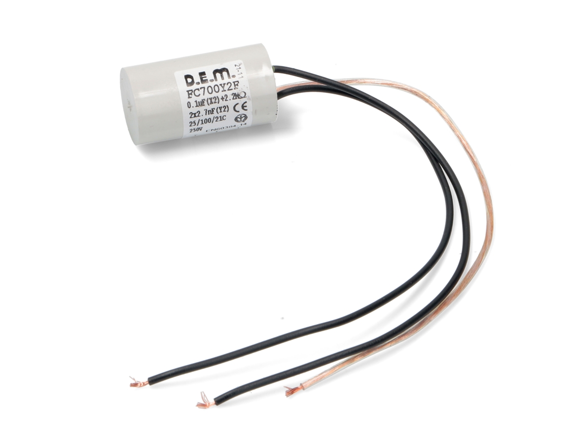 Condensador Antirruido 0,1µf 481912118063 Para Lavadora Cap202un