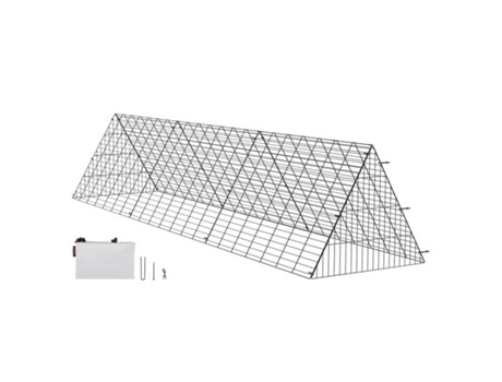 Túneles para pollos VEVOR Túneles para pollos portátiles de 118,1x28x24,2 pulgadas para exteriores